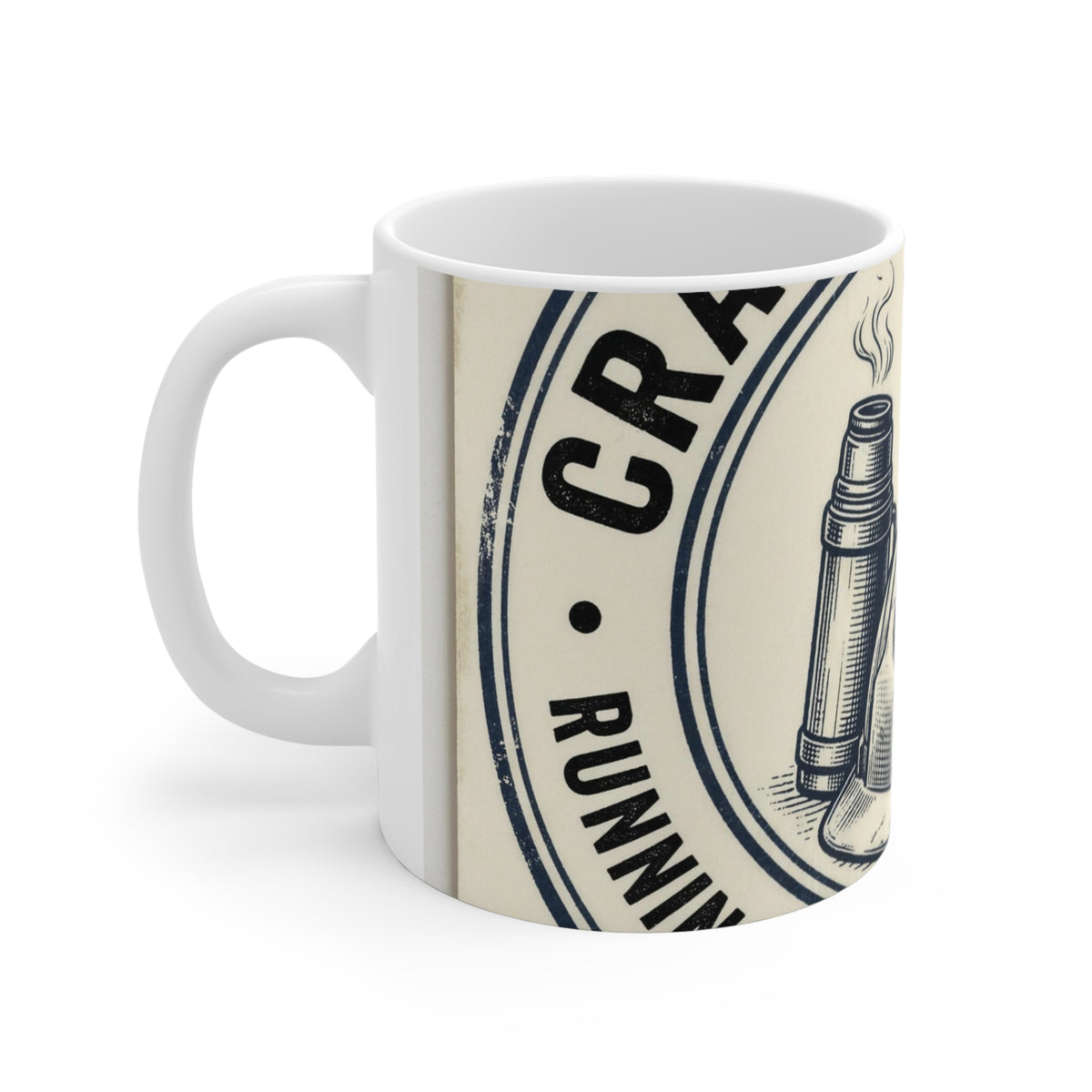 Running on Coffee & Crane Logic | Operator Mug | Craneaholics 11oz Coffee Mug