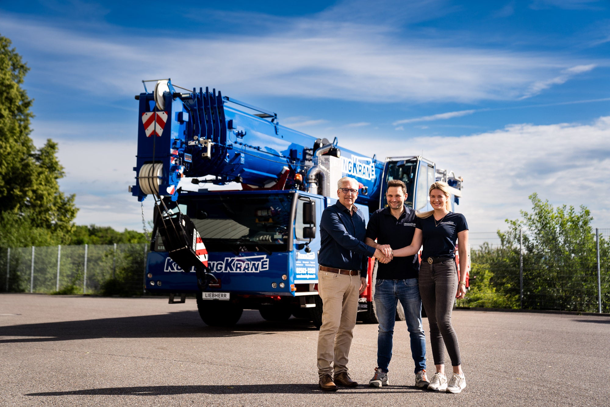 First Liebherr mobile crane – KönningKrane takes delivery of Liebherr LTM 1160-5.2