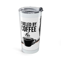 Fueled by Coffee | Crane Operator 20oz Tumbler | Craneaholics Drinkware — image 3