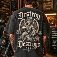 Craneaholics Destroy What Destroys You Vintage Tee — image 3