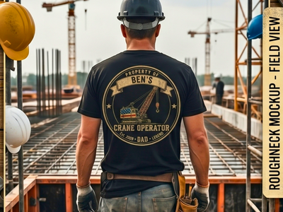 Personalized Crane Operator Dad Shirt
