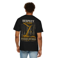Liebherr Crane Operator T Shirt, Blue Collar, Blue Collar Crane Operators, Blue Collar Daddy, Crane shirt, Construction swag — image 7