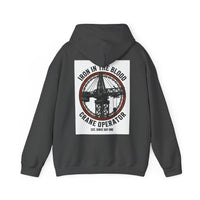 Iron in the Blood | Crane Operator Hoodie | Heavy Duty Craneaholics Pullover — image 11