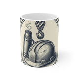 Running on Coffee & Crane Logic | Operator Mug | Craneaholics 11oz Coffee Mug