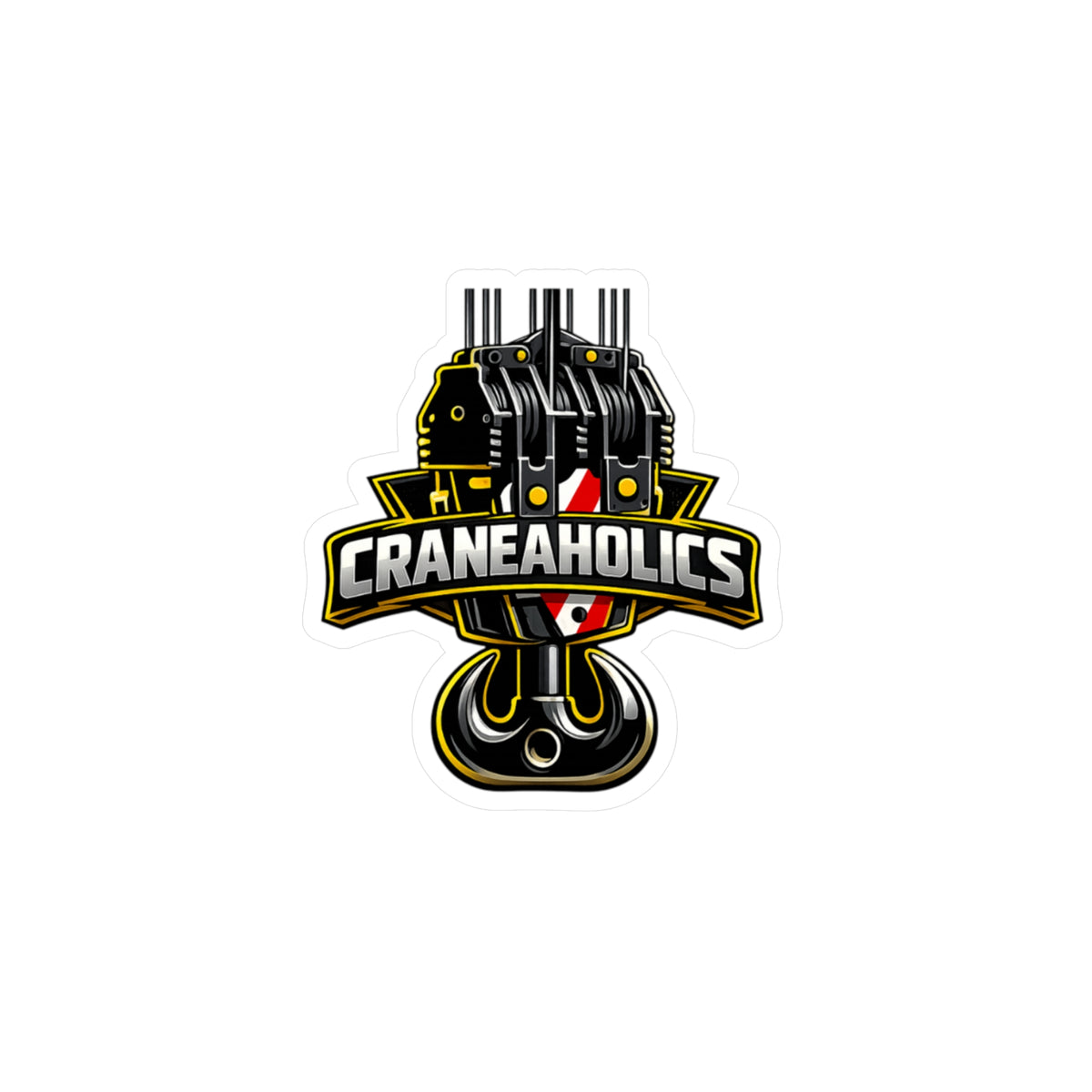 Craneaholics Official Crane Operator Stickers