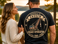 Craneaholics Personalized Crane Operator Dad Shirt — image 10