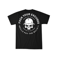 Craneaholics Skills Pay Bills Crane T-Shirt | Heavy Cotton — image 1
