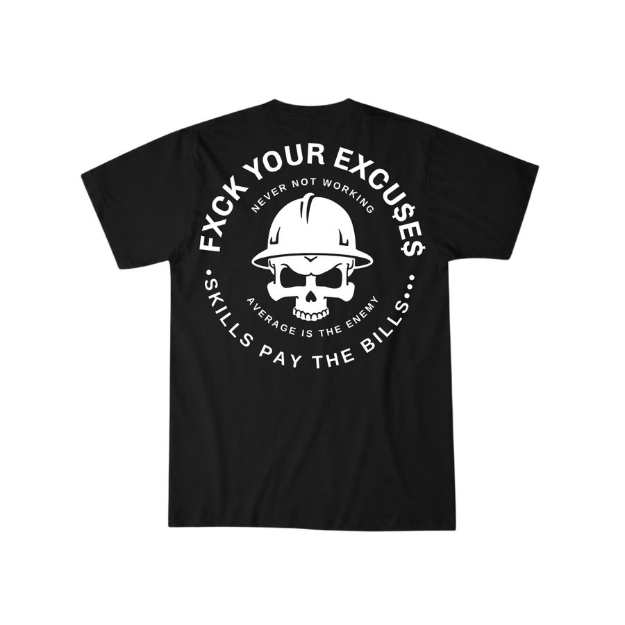 Skills Pay Bills T-Shirt: Blue Collar Construction Apparel