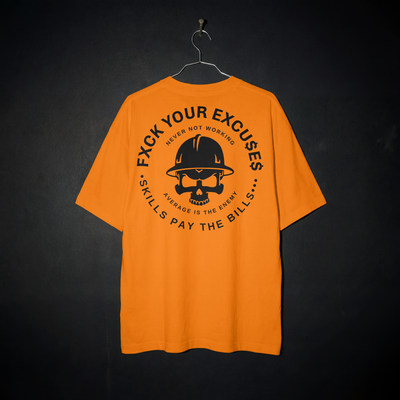 Skills Pay Bills Mockup - Craneaholics Premium Blue Collar Construction T-Shirt