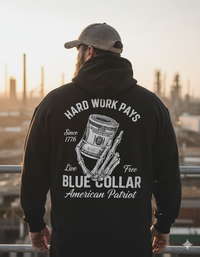 Craneaholics American Grind Premium Hoodie | Blue Collar — image 3