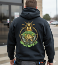 Craneaholics United States of Hard Work Hoodie — image 6