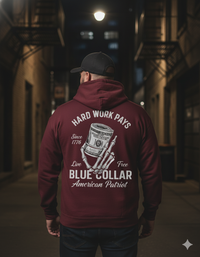 Craneaholics American Grind Premium Hoodie | Blue Collar — image 6