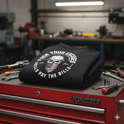 Faith, Family, Freedom American blue collar t shirt