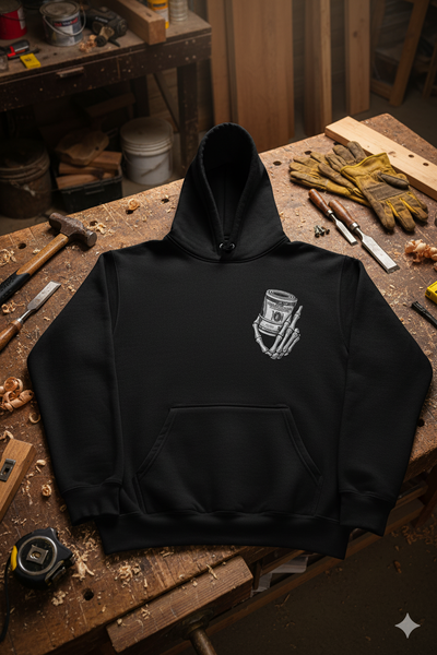Craneaholics American Grind Premium Hoodie - Lifestyle Photo 9