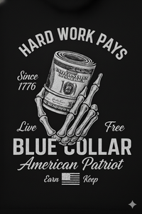 Craneaholics American Grind Premium Hoodie | Blue Collar — image 12