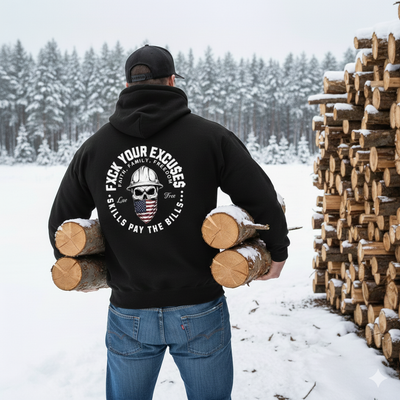 Faith, Family, Freedom American Blue Collar Premium Hoodie