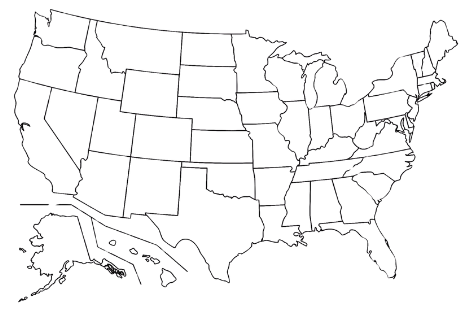 US project map