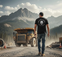 Craneaholics Skills Pay Bills Crane T-Shirt | Heavy Cotton — image 7