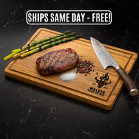 Premium Personalized BBQ Cutting Board Gift Set — Custom Engraved Father's Day Gift for Dad — image 7