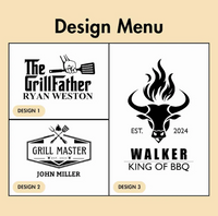 Premium Personalized BBQ Cutting Board Gift Set — Custom Engraved Father's Day Gift for Dad — image 6