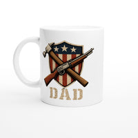 Craneaholics Patriotic Dad Coffee Mug | American Flag — image 6