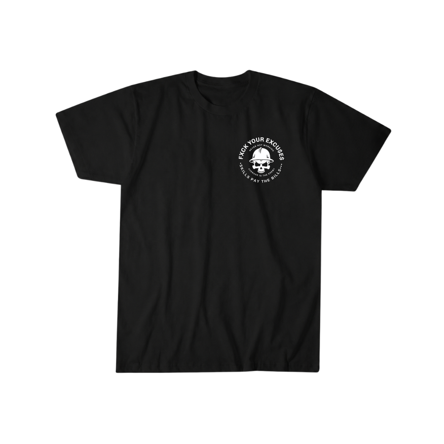 Skills Pay Bills T-Shirt: Blue Collar Construction Apparel alternate view