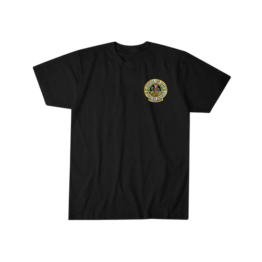 Operating Engineer T-Shirt – "Hooking for Cash" Heavy Equipment Crew Tee alternate view