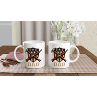 Craneaholics Patriotic Dad Coffee Mug | American Flag — image 5