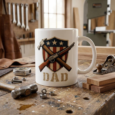 Personalized Father's Day gift set for dad — shirt and mug