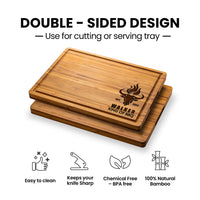 Corner Design V2 — Personalized BBQ Cutting Board for Dad — image 3